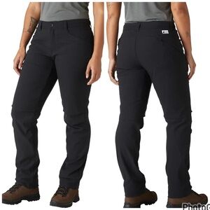 MEC Terrena Lined Pants Black Size 4 Outdoor Camping Hiking Casual Travel